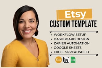 create etsy expenses and revenue template tracking spreadsheet with automation