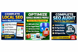 do complete local SEO, maps ranking, citations, on page and optimization