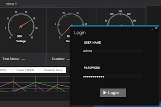 develop visual studio desktop application for real time monitoring and hardware