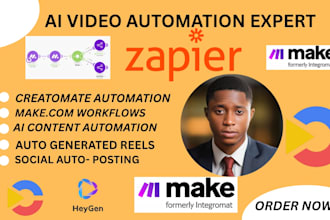 setup n8n video automation creatomate make com automation n8n zapier automation