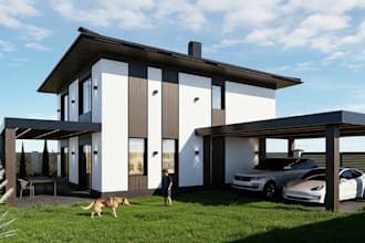 3d model your building and realistic architectural visualization