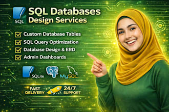 design erd, schema and sql database for your project