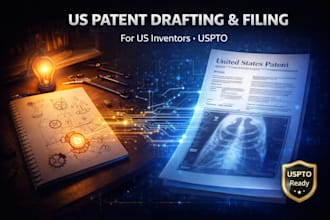 do patent application drafting and filing for US inventors