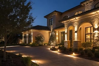 do exterior lighting design, facade or landscape lighting
