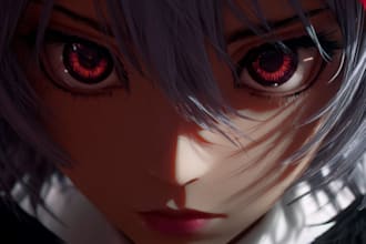 make anime styled cover art