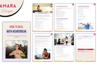 design professional ebook, workbook, lead magnet and PDF