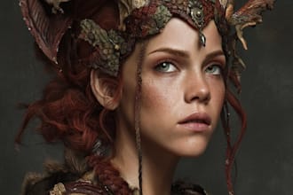 do realistic or fantasy portrait