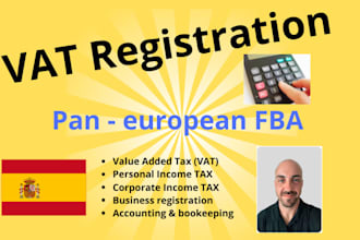 obtain a spanish vat number for your amazon fba