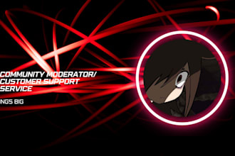 be your discord and telegram admin or moderator