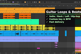 record a custom guitar loop or beat for your project