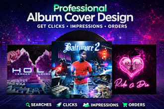 custom album cover, posters for movies, events, and brands