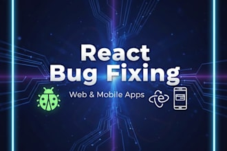 fix bugs and issues in your react or react native app