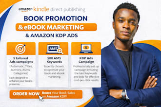 ebook promotion and ebook marketing using amazon KDP ads, book publishing KDP