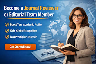 help you become a journal reviewer or editorial team member