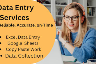 do accurate data entry typing and ms word excel work