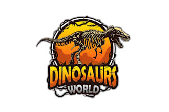 create professional and specially jurassic park logo design