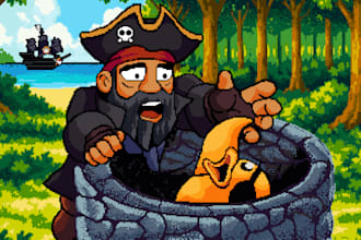 create a pixelart background or tilesets for your video game
