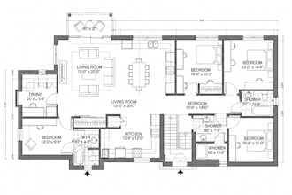 make 2d floorplan design , architectural drawing on autocad,convert pdf to dwg
