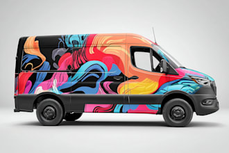 do elegant boat or yacht wrap design