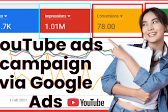 setup youtube ads campaign via google ads