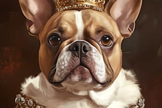 make a custom pet portrait