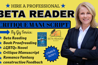 beta read sci fi romantasy grrimdark novel critique fantasy fiction manuscript