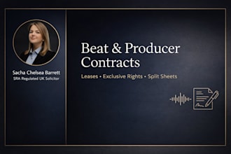 draft a music producer agreement beat lease or exclusive rights contract