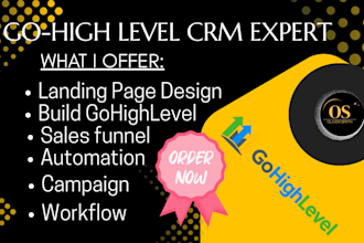 be your gohighlevel expert for CRM automation workflows funnels and ai