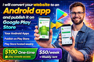 convert your website into app and publish it on play store
