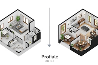 do furniture 2d 3d floor plan of house apartment restaurant 3d model, render