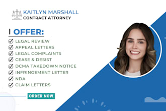 draft demand letters, cease and desist, lois, and copyright infringement notices