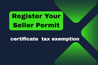 register your seller permit resale certificate  tax exemption