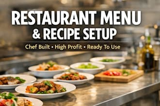 create a profitable restaurant menu with recipes and food costing