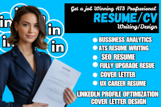 write a cybersecurity, data analyst, , business analyst resume, data science