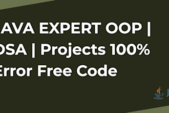 develop java console applications oop projects and fix bugs