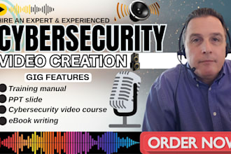 ghostwrite ebook on cybersecurity, ai, digital forensic and do video creation