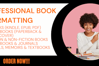 do book editing ,book formatting, book layout