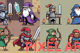 create pixel art animation and sprite sheet for your game props
