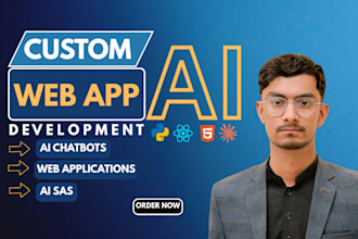 develop ai website, ai chatbot, and ai web application