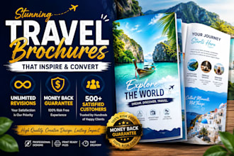 design a unique flyer or bifold, trifold brochure or leaflet