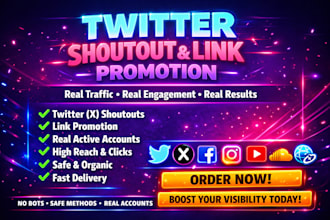 promote your brand or music with real twitter shoutouts