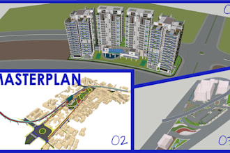 create professional sketchup 3d architectural models