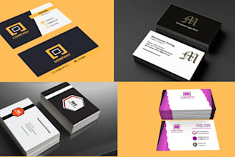 create digital luxury business and visiting card design