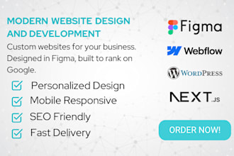 build your website with webflow, wordpress or nextjs
