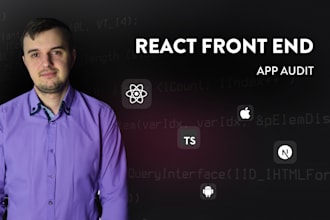 audit, fix bugs, and maintain your react native mobile app