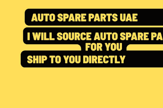 source auto spare parts inside uae and ship to you