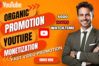 do organic youtube promotion for channel growth and video marketing