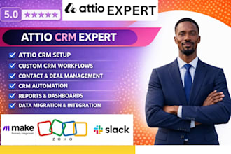 fix attio crm, automate attio, gohighlevel, zoho, attio workflow, attio expert