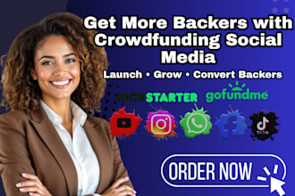 be your social media manager for kickstarter, indiegogo and charity campaigns