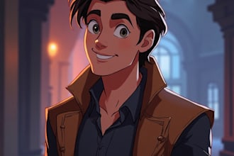 create a beautiful disney style portraits